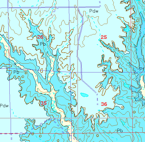 small geologic map