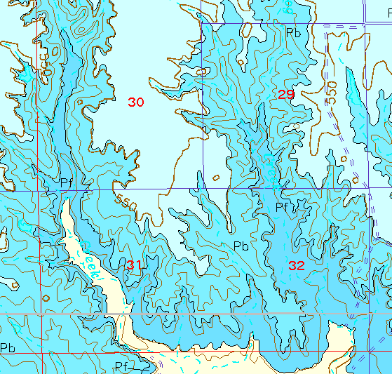 small geologic map