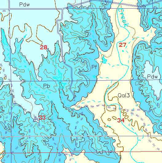 small geologic map