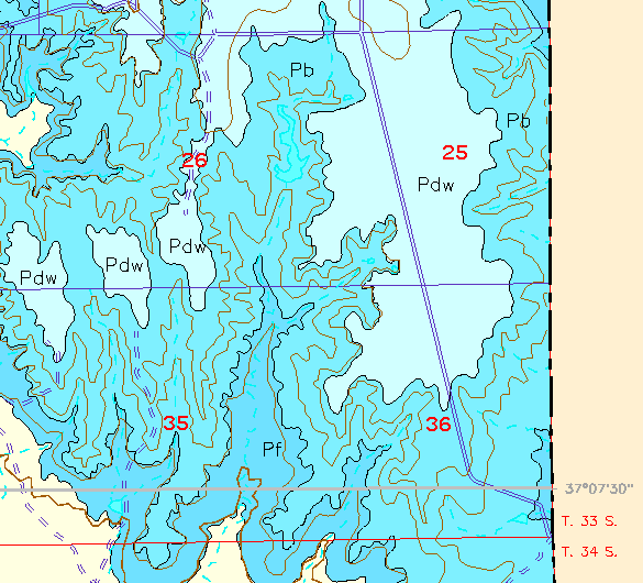 small geologic map