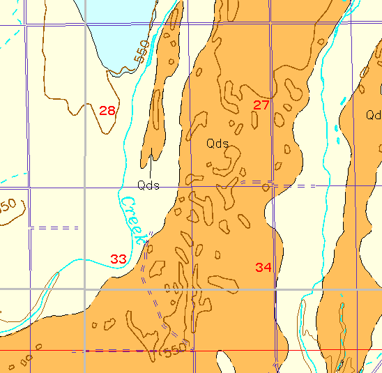 small geologic map