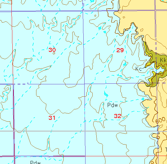 small geologic map
