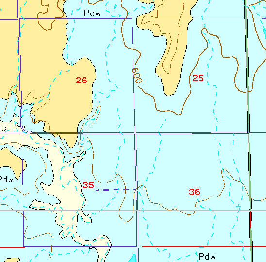 small geologic map