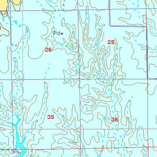 small geologic map