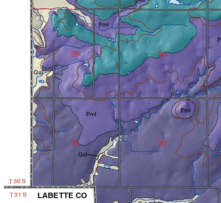 small geologic map