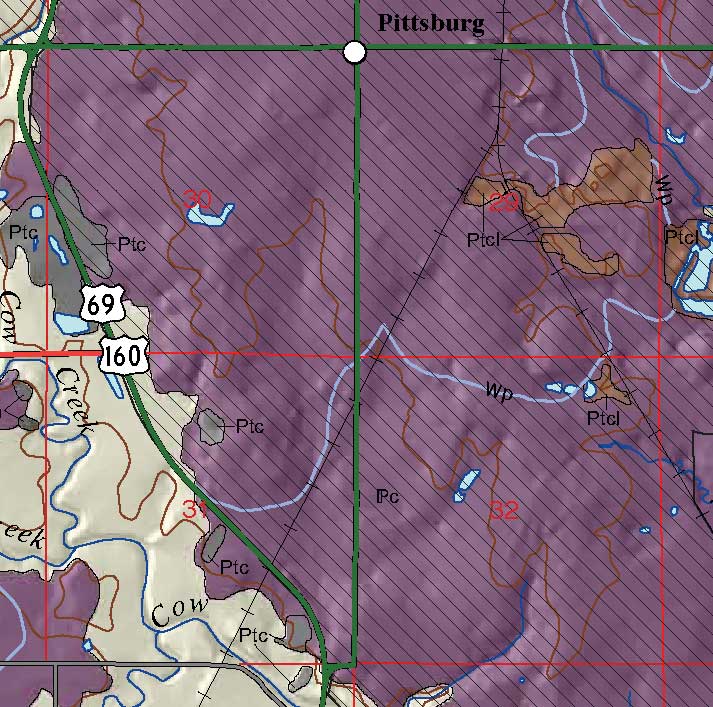 small geologic map