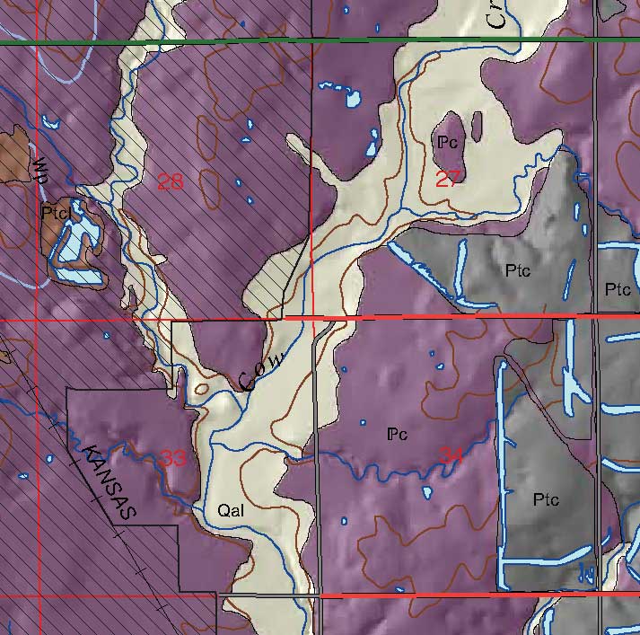 small geologic map