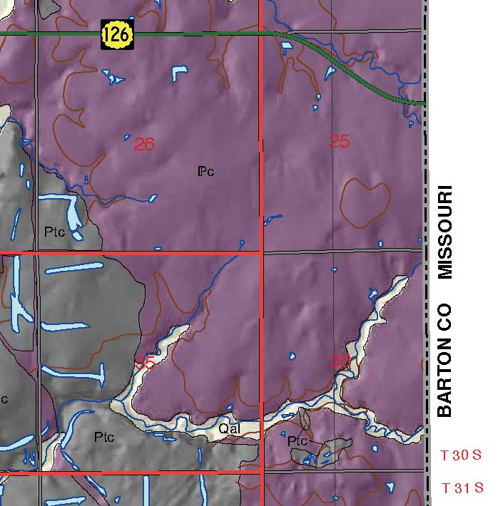 small geologic map