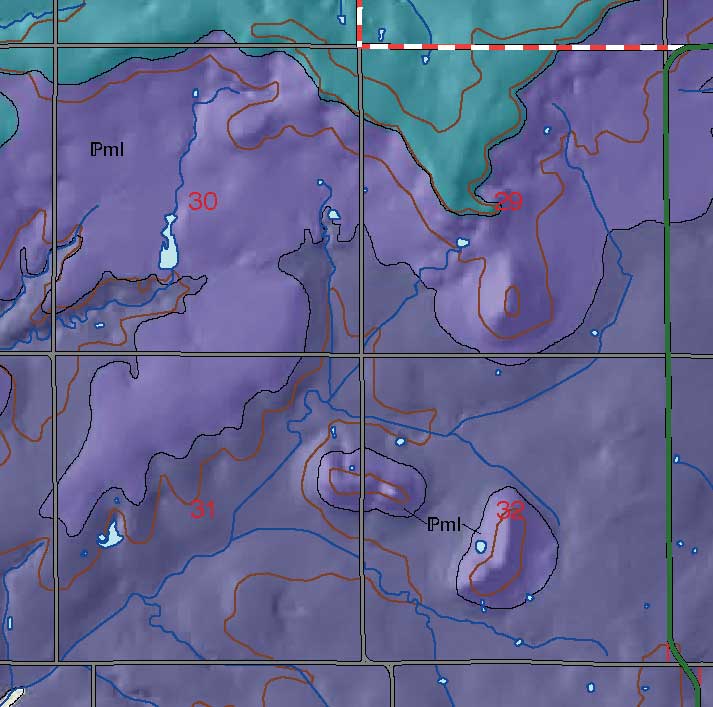 small geologic map