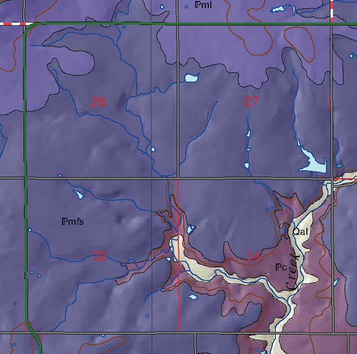 small geologic map