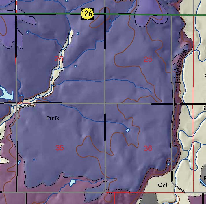 small geologic map