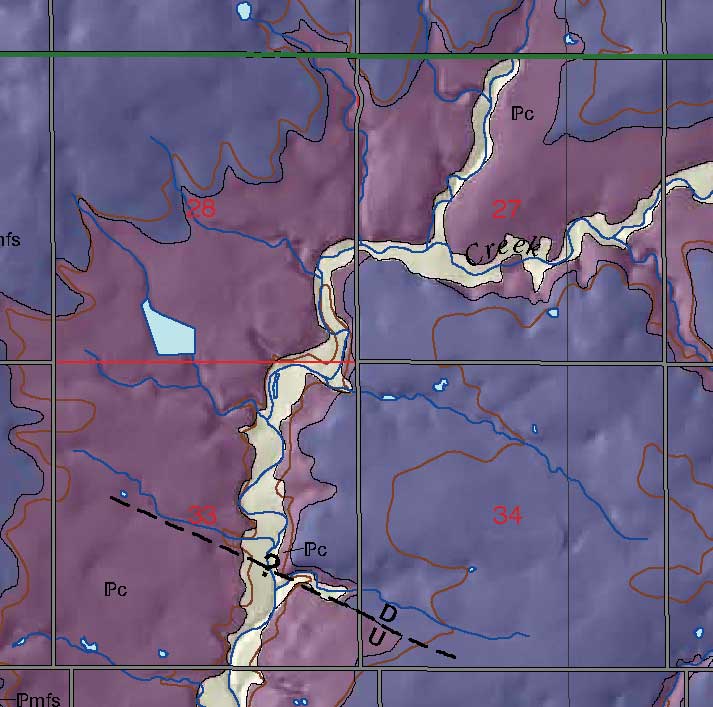 small geologic map