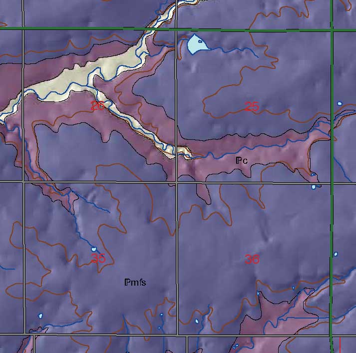 small geologic map