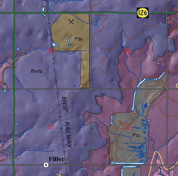 small geologic map