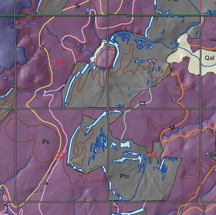 small geologic map