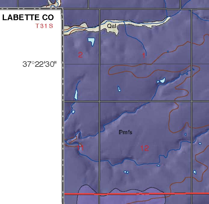 small geologic map