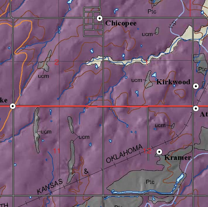 small geologic map