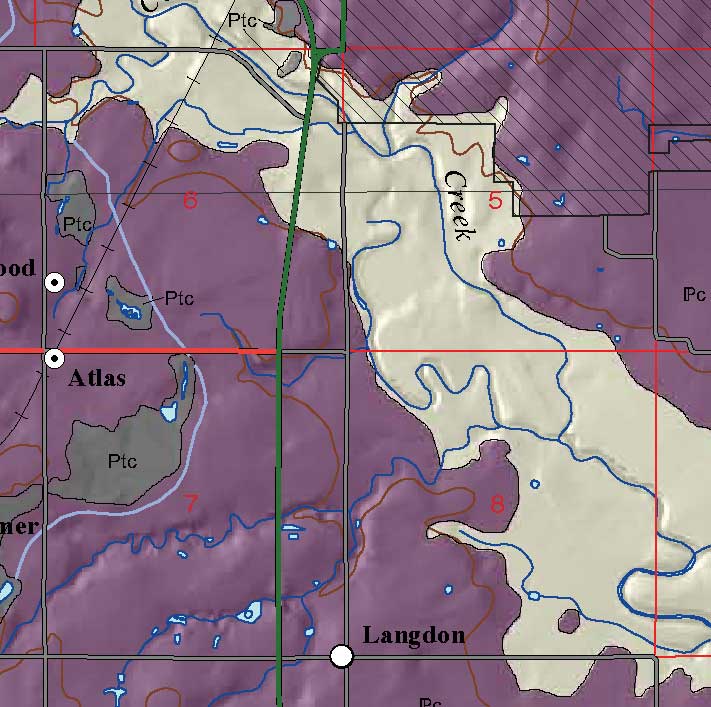 small geologic map