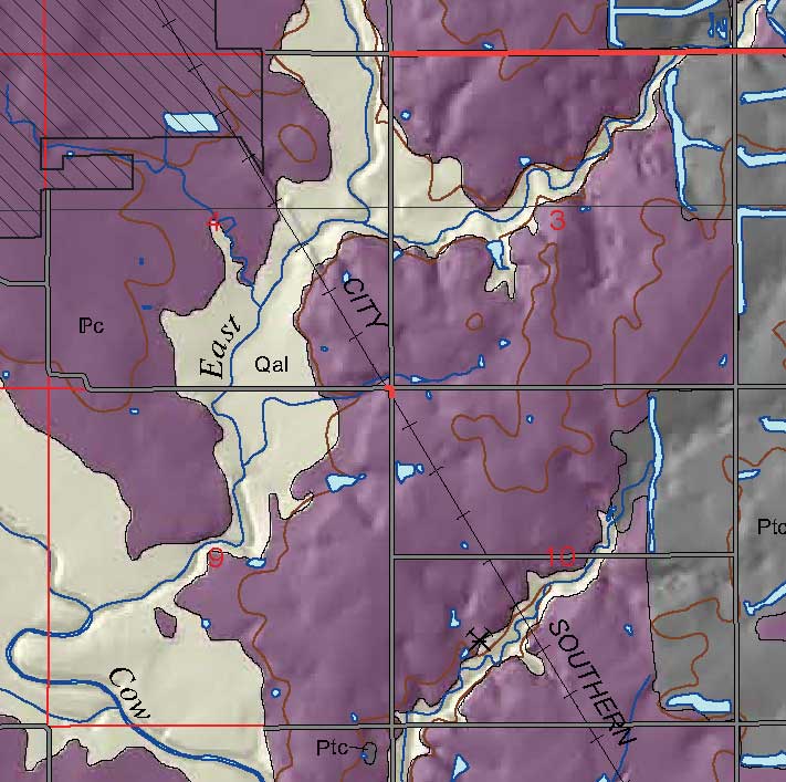 small geologic map