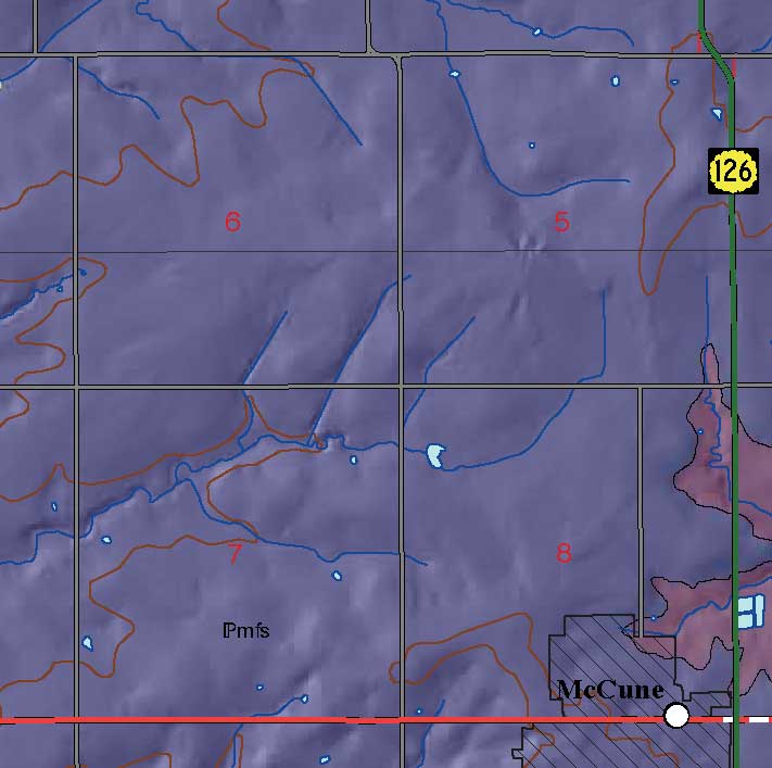 small geologic map