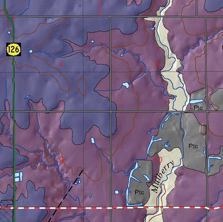 small geologic map