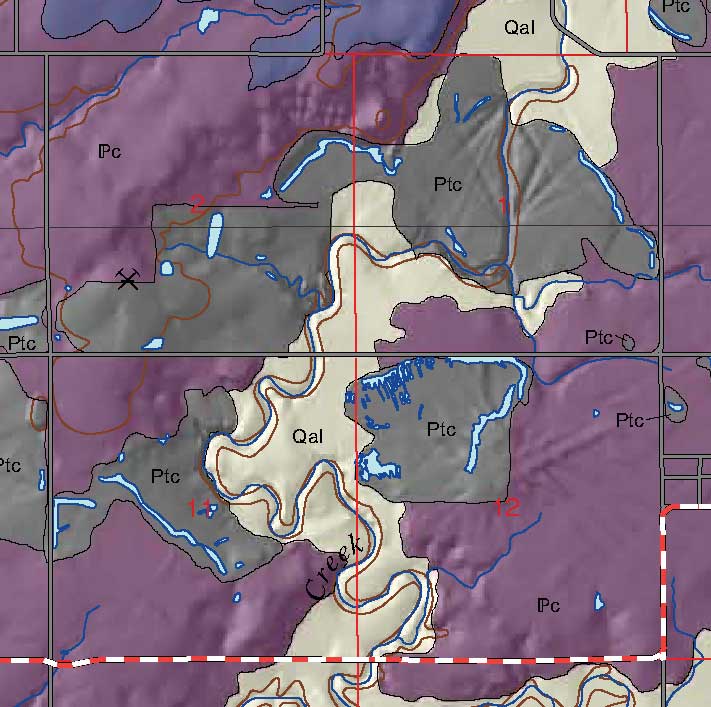 small geologic map