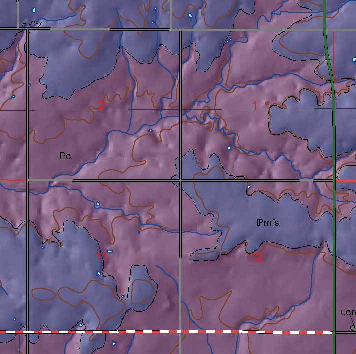 small geologic map