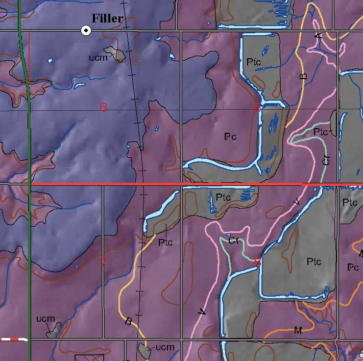 small geologic map