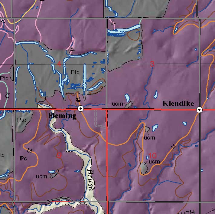 small geologic map