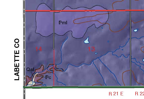 small geologic map