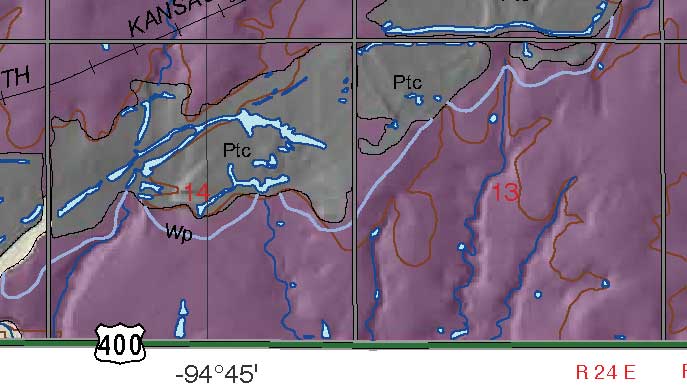 small geologic map