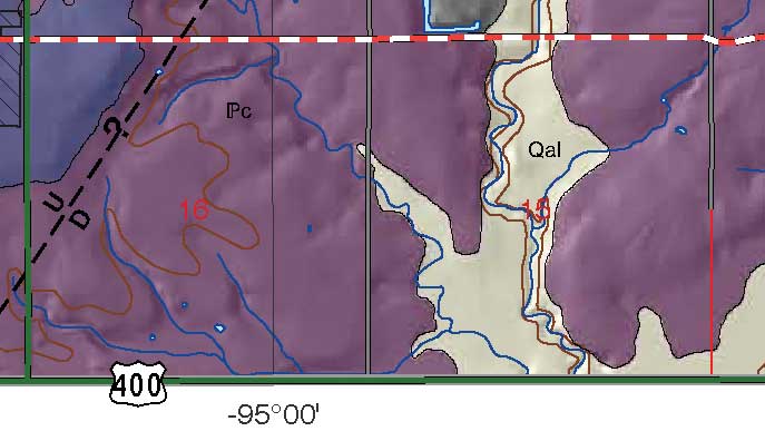 small geologic map