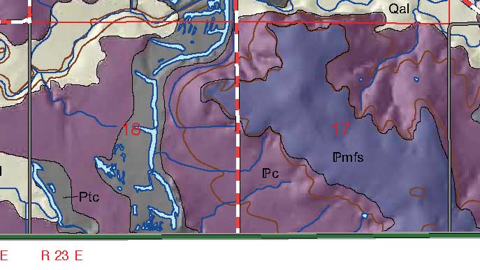 small geologic map