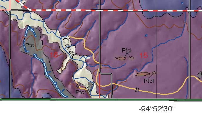 small geologic map