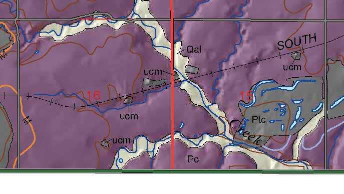 small geologic map