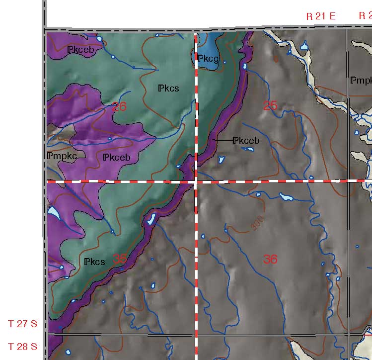 small geologic map