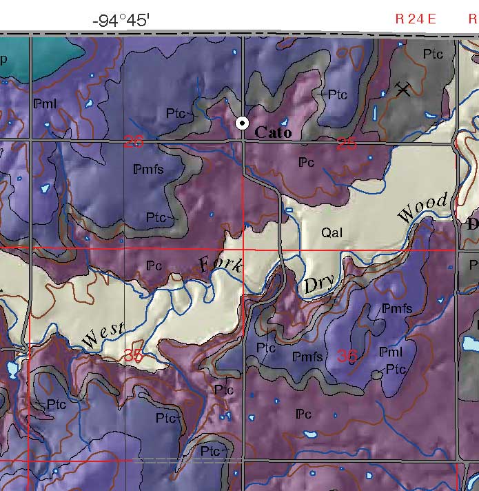 small geologic map