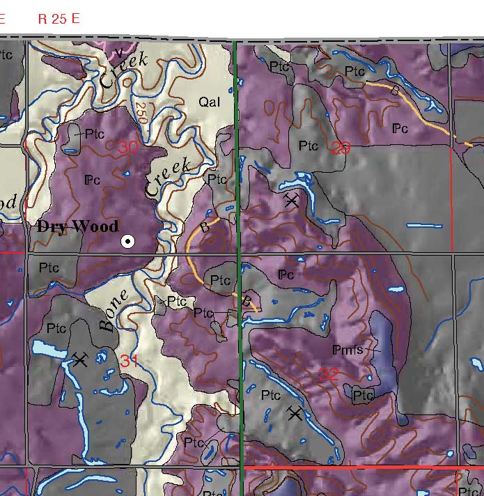 small geologic map