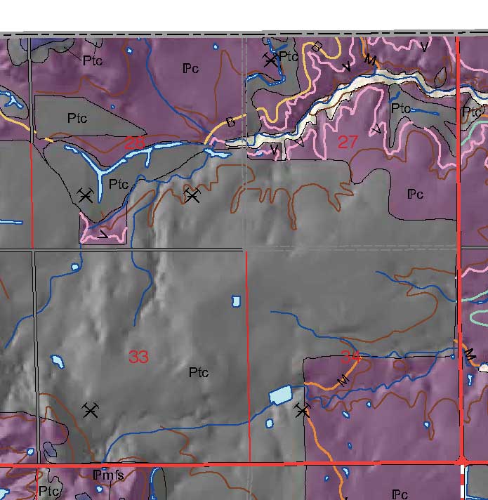 small geologic map