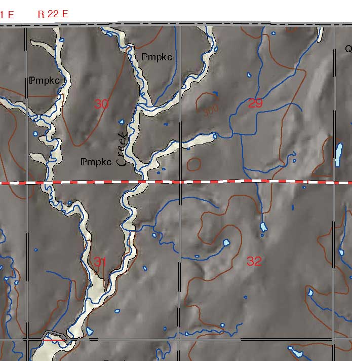 small geologic map