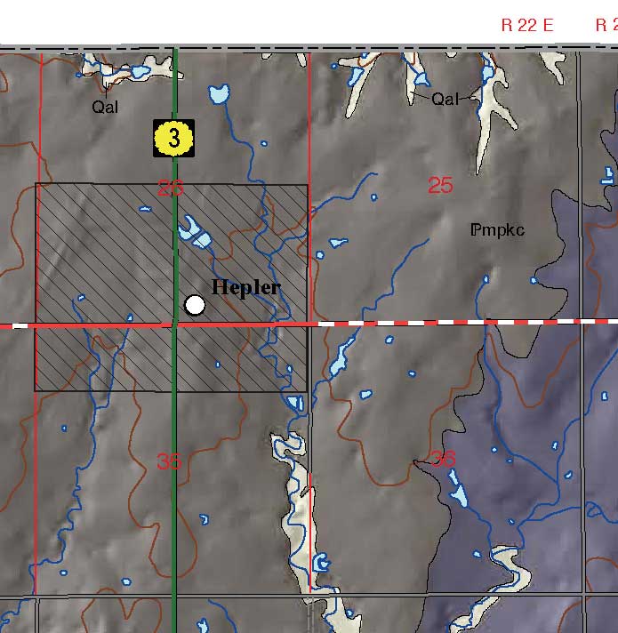 small geologic map