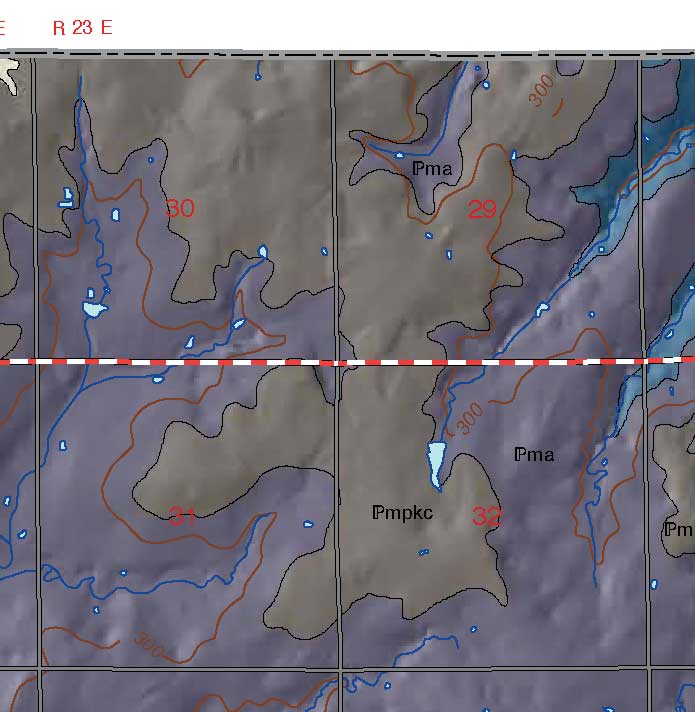 small geologic map