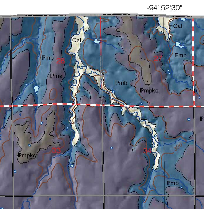 small geologic map