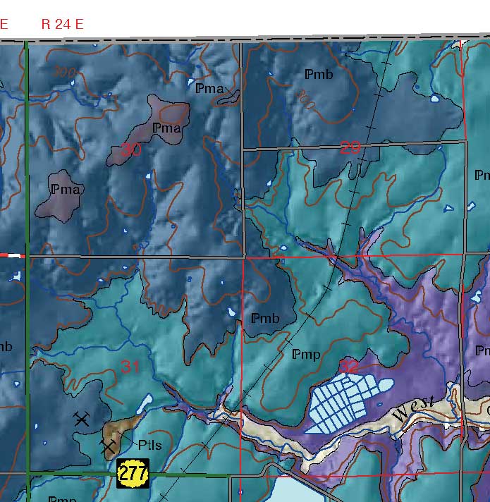 small geologic map