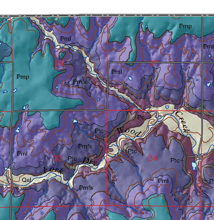 small geologic map