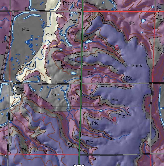 small geologic map