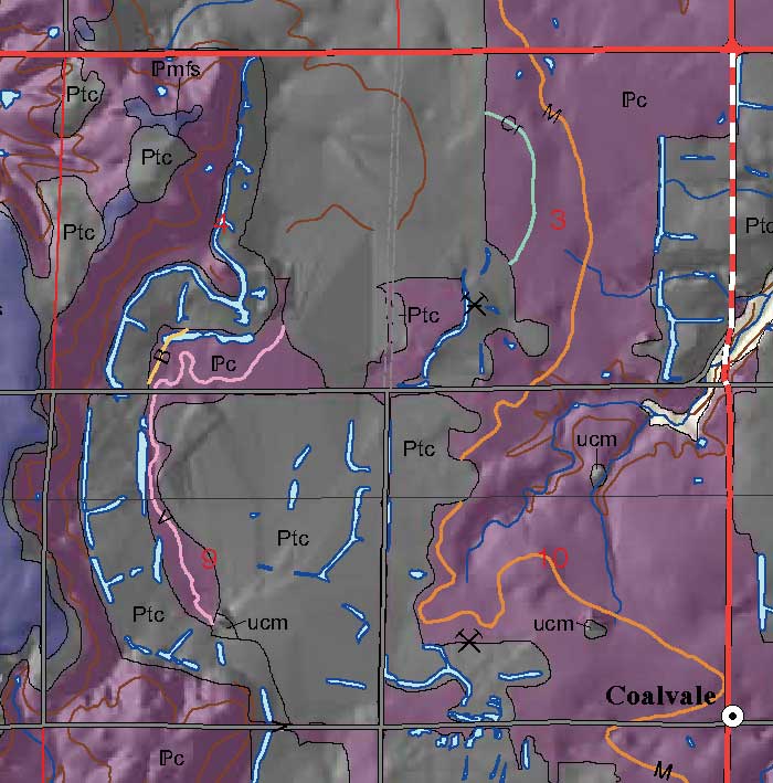 small geologic map