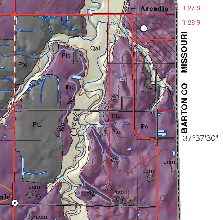 small geologic map