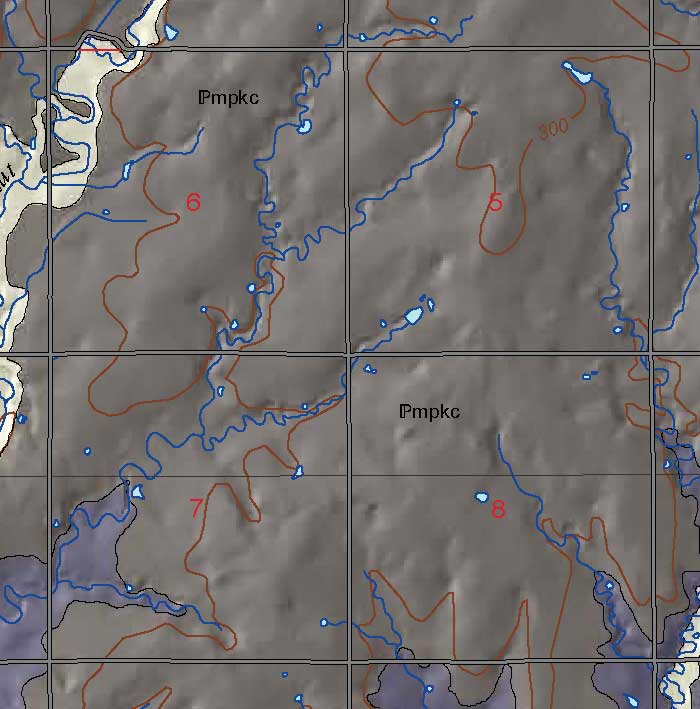 small geologic map