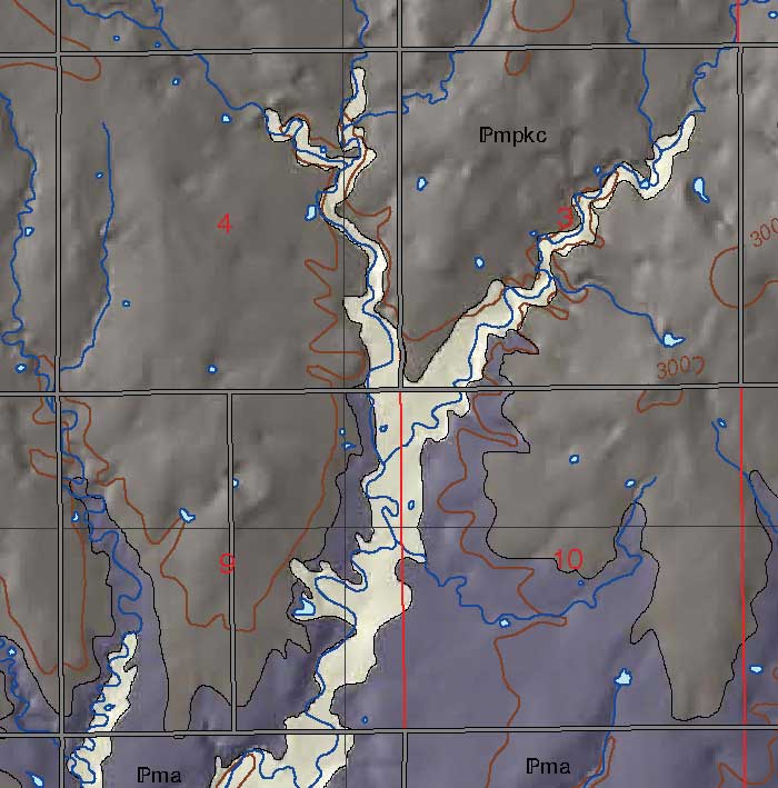 small geologic map